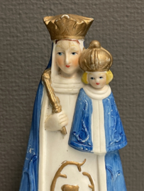 Heiligenbeeld Maria Onze Lieve Vrouw van Scherpenheuvel 21 cm, porselein. (7)