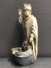 Wijwater bakje, Johannes Paulus II, 20 cm (2)