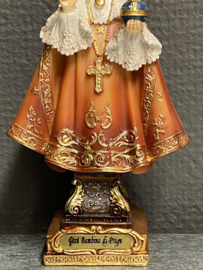 Heiligenbeeld kindje Jezus van Praag, 16 cm, resin, (2)