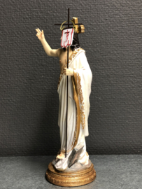 Heiligenbeeld verrezen Christus  , 22cm Resin (4)