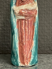 Heiligenbeeld Maria met kind (vuistbeeldje), gips, 10 cm (3)