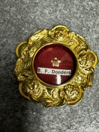 Relikwie Peerke donders met bewijs van authenticatie, (Ex. Ossibus)