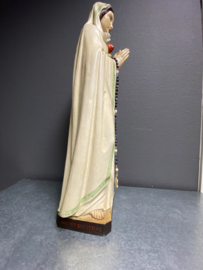 Heiligenbeeld Maria Rosa Mystica, hout 47 cm uit 1990 (2)