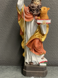 Ghislenus van Henegouwen / Ghislain, bisschop, 20 cm (4)