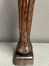 Heiligenbeeld Maria, Afrikaans hardhout, 32 cm (4)