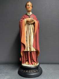Heilige Carolus, heiligenbeelden en plaqettes