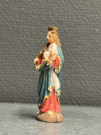 Heiligenbeeld Maria OLV Hulp der Christenen (vuistbeeldje), 7.5 cm, resin (5)