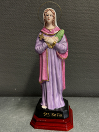 Heilige Sophia beelden en plaquettes