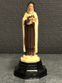 Heiligenbeeld Theresia van Lisieux (vuistbeeld), Celluloid, 8.5 cm (3)