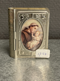 Rozenkrans doosje, Antonius van Padua, 6 x 5 cm