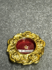 Relikwie Peerke donders met bewijs van authenticatie, (Ex. Ossibus)