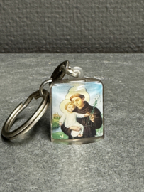 Sleutelhanger heilige Antonius van Padua.