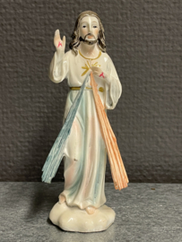 Heiligenbeeld Jezus Barmhartige, 12 cm, resin (7)