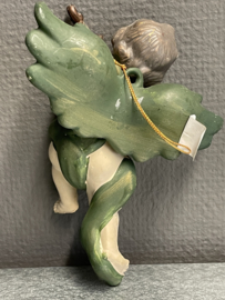 Engel met viool, plastic, 15 cm, jaren 50. (10)