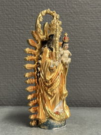 Heiligenbeeld Maria OLV onbevlekte ontvangenis stralen 14 cm, resin (2)