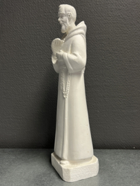 Heiligenbeeld Pater Pio, gips, 33 cm (5)