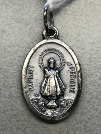 Devotiemedaille Kindje Jezus van Praag, 2 cm