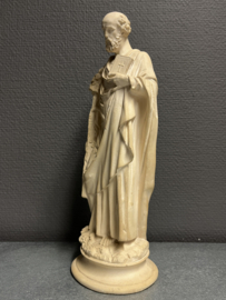 Heiligenbeeld Jozef, gips, antiek, 30 cm (5)