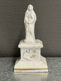Beeld Heilige Maria, biscuit porselein, 15 cm (1)
