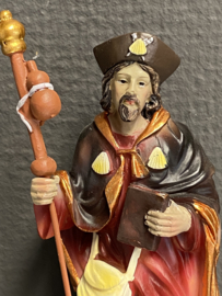 Heiligenbeeld Jacobus de Meerdere, Santiago de Compostella, 12 cm, resin (3)