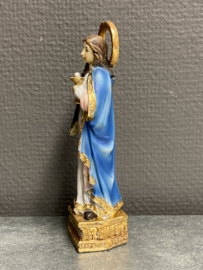 Heiligenbeeld Lucia van Syracuse, 14cm, resin, (3)