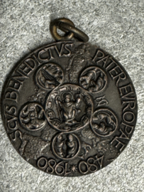 Sint Benedictus Medaille – Jubileumeditie (480-1980), 3 CM