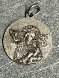 Devotiemedaille Maria Altijd Durende Bijstand en Gerardus, 2.5 CM