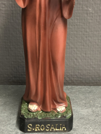 Heiligenbeeld Rosalia van Palermo, resin, 21 cm (8)