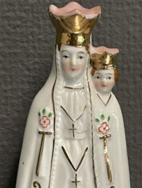 Heiligenbeeld Maria O.L.V van Scherpenheuvel, biscuit porselein, 14 cm, ca. 1900 (7)