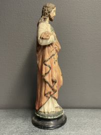 Heiligenbeeld Jezus Heilig Hart beeld,  41 cm, gips, 1930, (10)