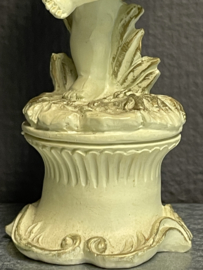 Engel met tambourine, 16 cm, resin (0)