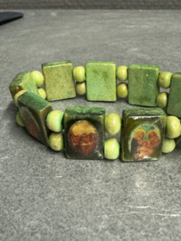 Armband met diverse heiligen afbeeldingen