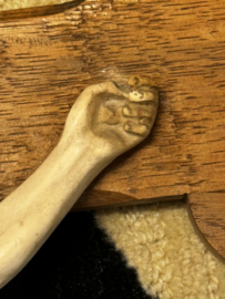 Antieke houten kruis met Corpus
