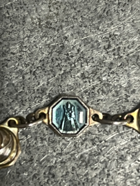 Scapulier armband, Zilver 925, 17 cm