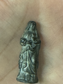 Zakheiligdom Maria heilig hart, tin, 2.5 CM