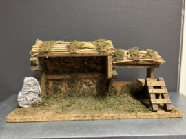 Kerststal, 38.5X17.5 CM