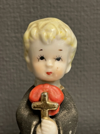 communicant, porselein, 12 cm, jaren 50 (8)