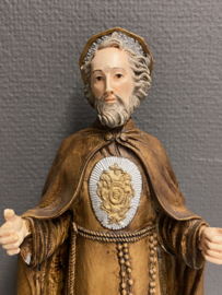 Heiligenbeeld San Ciro Di Portici,  29 cm, resin. (4)