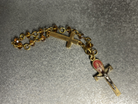 Rozenkrans tientje, ook als armband te dragen Ankh kruis Antonius. (m)