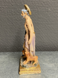 Heiligenbeeld Lazarus, resin, 10 cm (4)