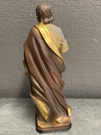 Heiligenbeeld Jozef arbeider, 15cm, resin (2)