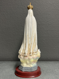 Heiligenbeeld  Maria Onze Lieve Vrouw Fatima met vogels, Resin , 22cm (5)