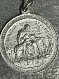 Devotiemedaille Franciscus van Assisi, 4 CM