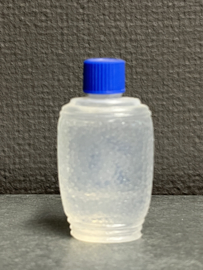 Wijwaterfles uit Lourdes, 1930, 8 cm, kunststof (0)