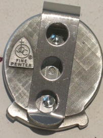 Nicolaas van Bari clip. Tin 5 cm, money clip, pelgrims insigne  (4)