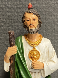 Heiligenbeeld Judas Taddeus,  resin, 16cm (3)