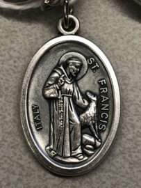 Devotiemedaille Franciscus van Assisi, 2 cm