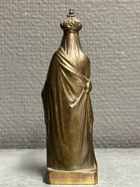 Heiligenbeeld Maria met kind, brons, 12 cm (3)