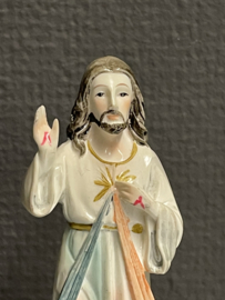 Heiligenbeeld Jezus Barmhartige, 12 cm, resin (7)
