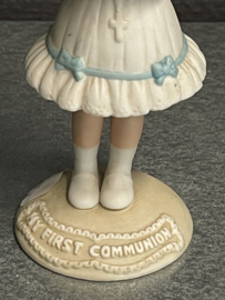 communicant, porselein, 13 cm, jaren 50 (8)